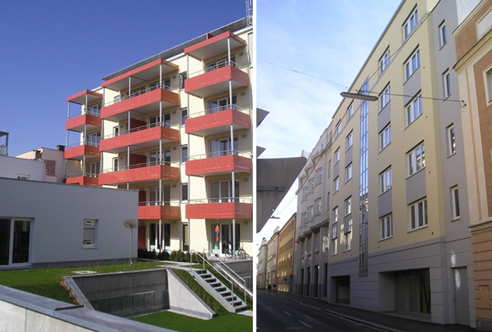 Museumstraße 4-8, Linz, 2013, 31 Wohnungen